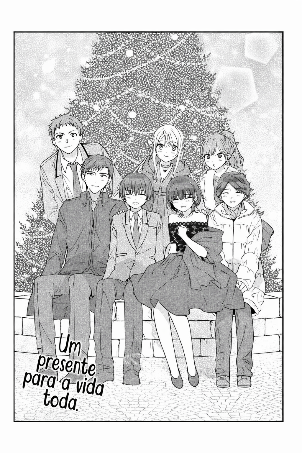 Aumentar qualidade de ilustração manga natalina