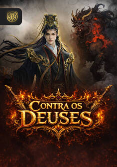 Capa da novel Contra os Deuses