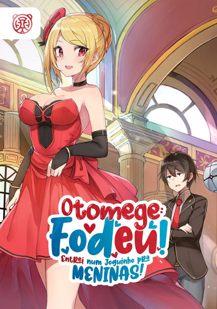 Capa de Otomege: Fodeu! Entrei num Joguinho pra Meninas!