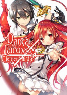 Capa da novel A Dança das Lâminas das Elementalistas