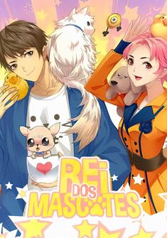 Capa da novel Rei dos Mascotes