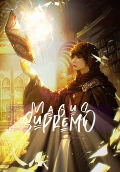 Capa da novel Magus Supremo