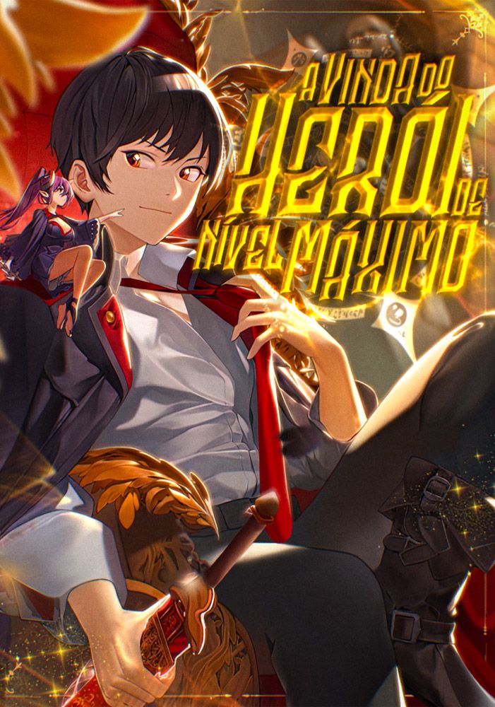 Capa de A Vinda do Herói de Nível Máximo