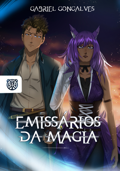 Capa da novel Emissários da Magia