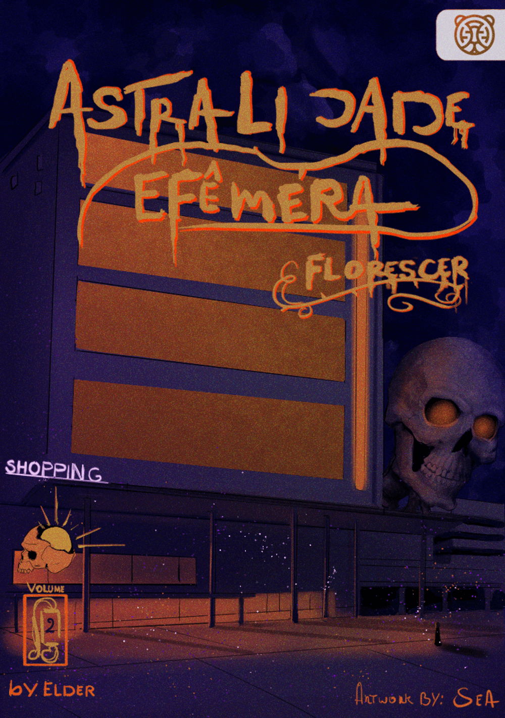 Capa da novel Astralidade Efêmera