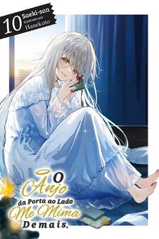 Capa da novel O Anjo da Porta ao Lado Me Mima Demais