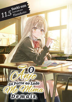 Capa da novel O Anjo da Porta ao Lado Me Mima Demais