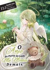 Capa da novel O Anjo da Porta ao Lado Me Mima Demais