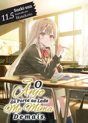 Capa da novel O Anjo da Porta ao Lado Me Mima Demais