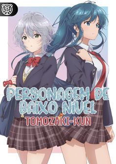 Capa da novel Personagem de Baixo Nível Tomozaki-kun