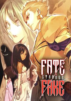 Capa da novel  Fate/strange Fake