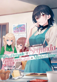 Capa da novel Fiz Amizade com a Segunda Garota mais Fofa da Minha Classe