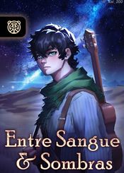 Capa da novel Entre Sangue e Sombras 