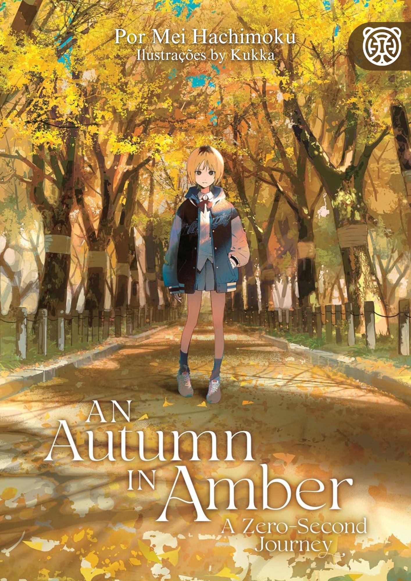 Capa da novel An Autumn in Amber, a Zero-Second Journey