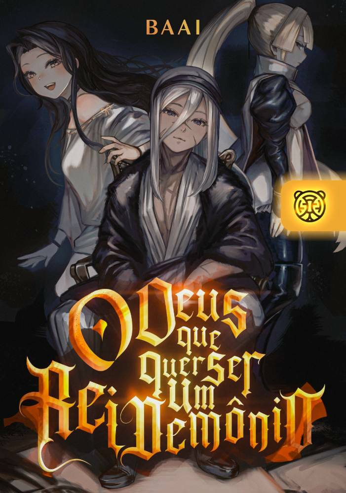 Capa da novel O Deus que Quer Ser Um Rei Demônio