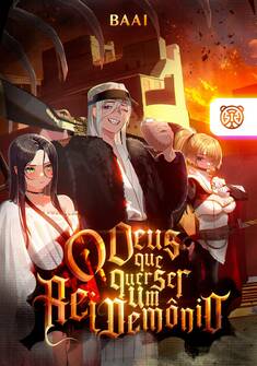Capa da novel O Deus que Quer Ser Um Rei Demônio