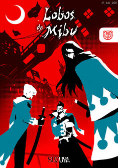 Capa da novel Lobos de Mibu