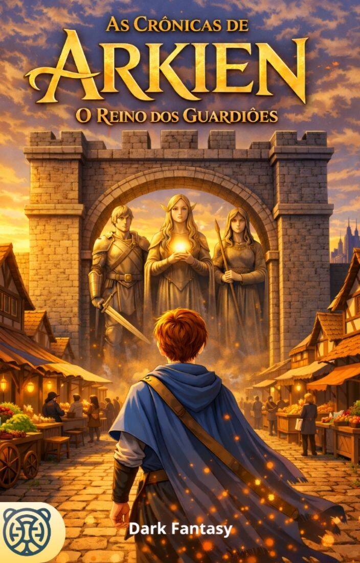 Capa de As Crônicas de Arkien: O Reino dos Guardiões