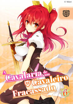Capa da novel A Cavalaria de um Cavaleiro Fracassado