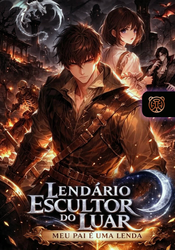 Capa da novel  Lendário Escultor do Luar: Meu Pai é uma Lenda