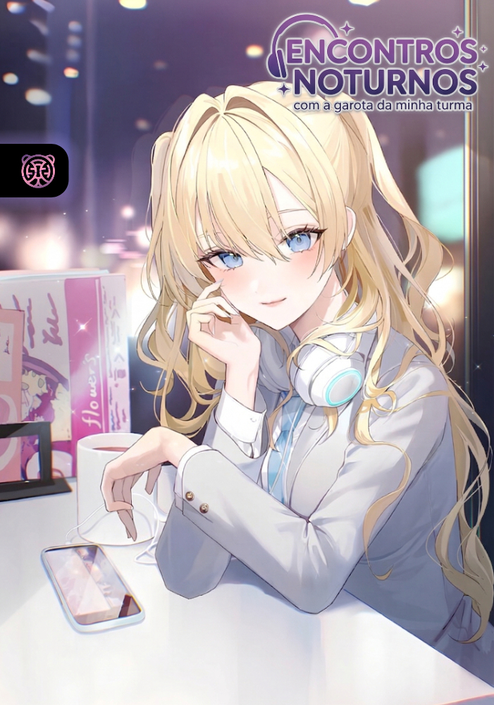 Capa da novel Encontros Noturnos com a Garota da Minha Turma