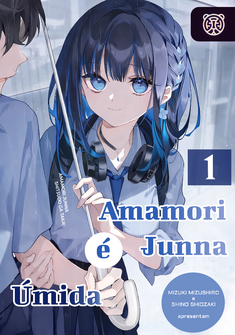 Capa da novel Amamori Junna é Úmida