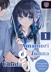 Capa da novel Amamori Junna é Úmida