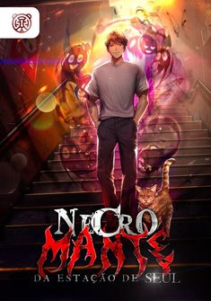Capa da novel Necromante da Estação de Seul